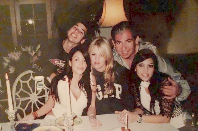 Robert Kardashian, Sr., with his children from Rob Kardashian, Jr.'s Instagram page