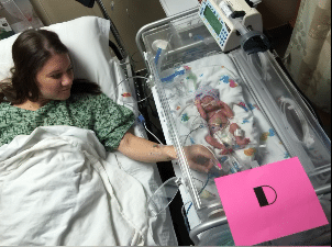 Danielle Busby faced many scary moments on the way to her miracle. - Instagram