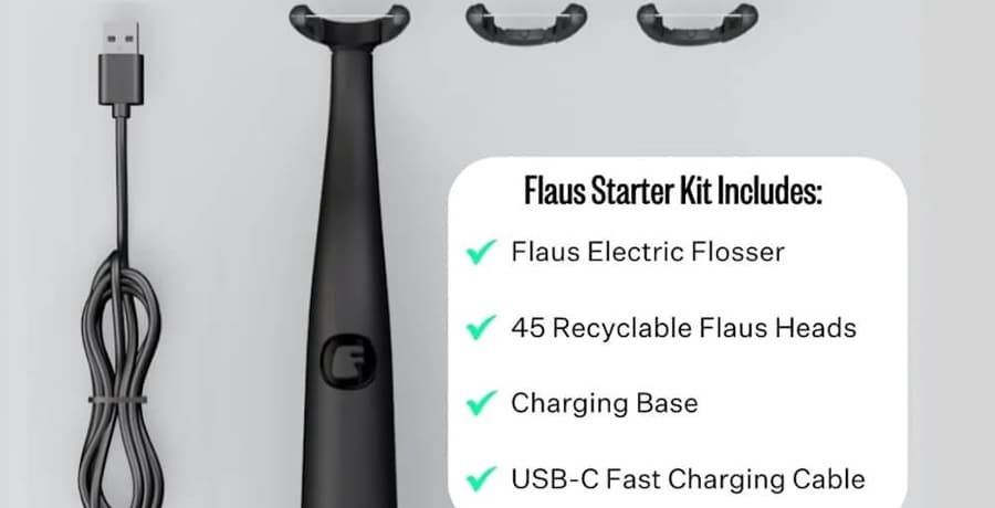 The Flaus Electric Flosser on Shark Tank