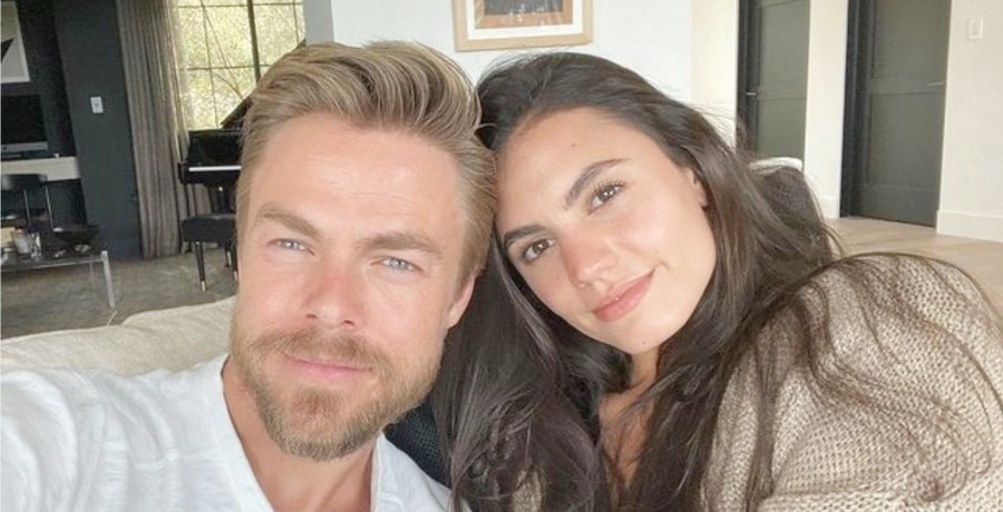 Derek Hough and Hayley Erbert from Instagram