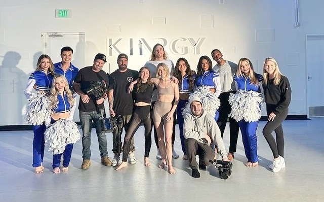 Julianne Hough and friends at the KINRGY launch from Instagram