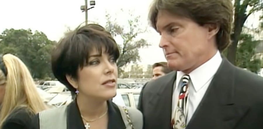 Kris Jenner and Caitlyn Jenner from the OJ Simpson trial, sourced from Inside Edition on YouTube