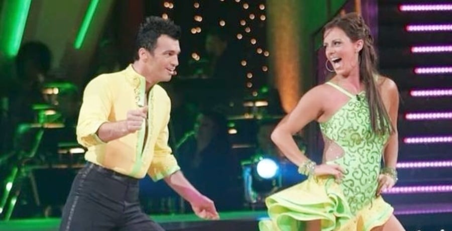 Sara Evans and Tony Dovolani from Dancing With The Stars, ABC, Sourced from Sara's Instagram