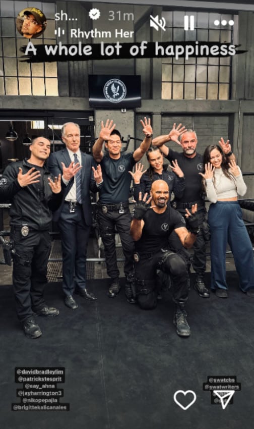 'S.W.A.T.' cast/Credit: Shemar Moore Instagram