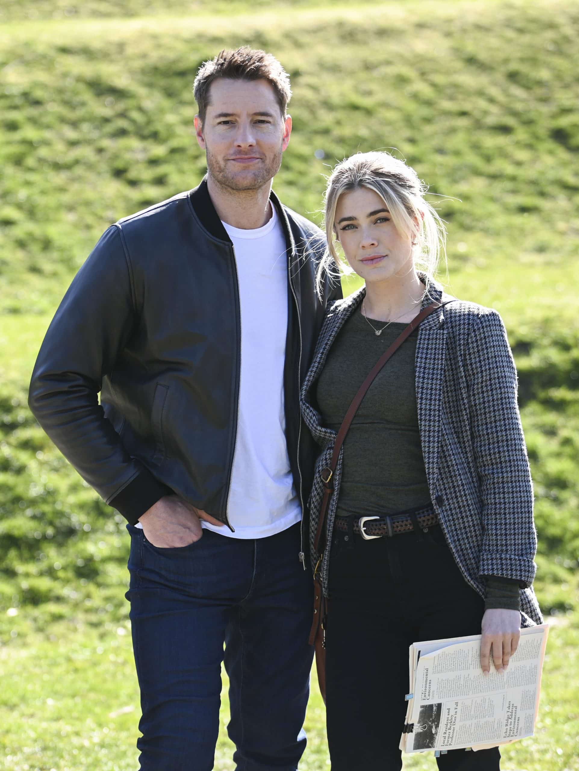 Tracker Pictured: Justin Hartley as Colter Shaw and Melissa Roxburgh as Dr. Dory Shaw. Photo: Sergei Bachlakov/CBS ©2024 CBS Broadcasting, Inc. All Rights Reserved.