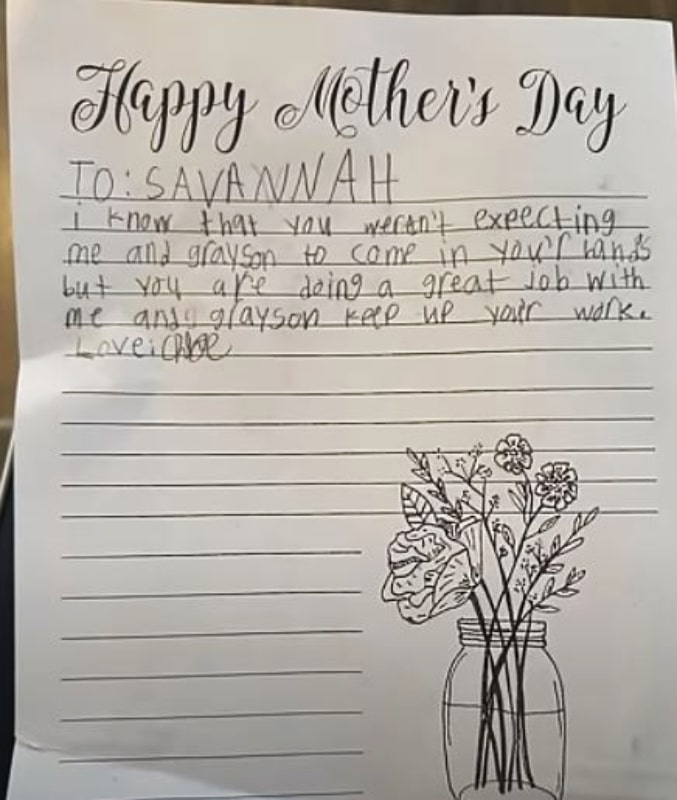 Chloe Chrisley Writes Savannah A Mother's Day Letter - YouTube