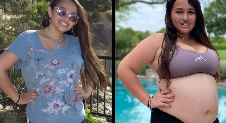 Jazz jennings put on a lot of weight but lost it again - Instagram