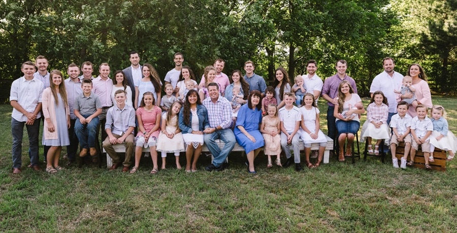 The Duggar Family From Counting On, TLC, Sourced From Duggar Family Official Facebook