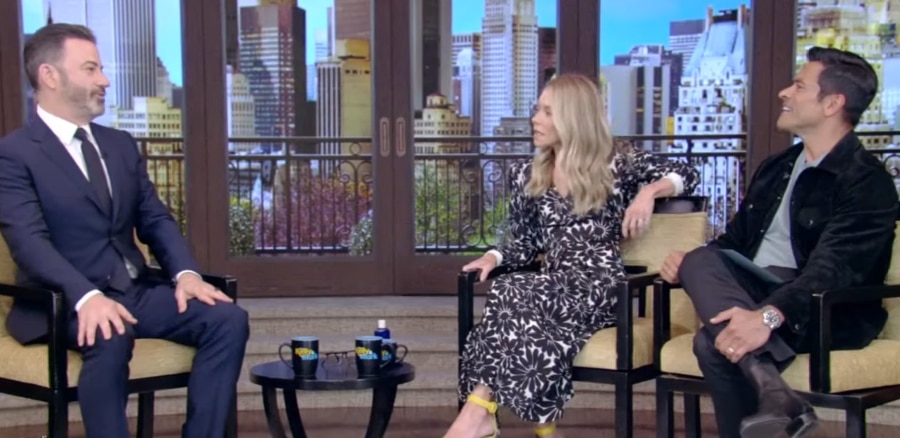 Jimmy Kimmel, Kelly Ripa, and Mark Consuelos - Live With Kelly And Mark
