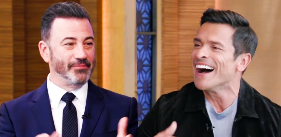 Jimmy Kimmel and Mark Consuelos - Live With Kelly And Mark