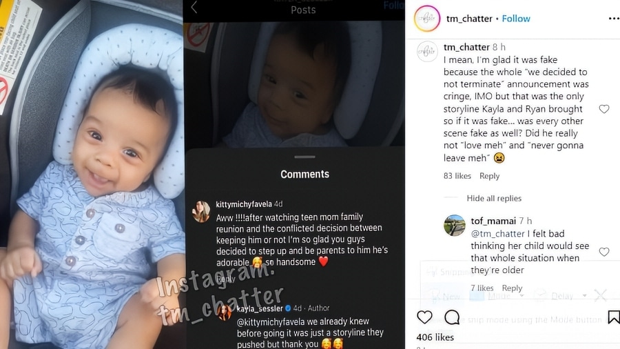 Kayla Sessler admit a fake storyline - tm_chatter - Instagram