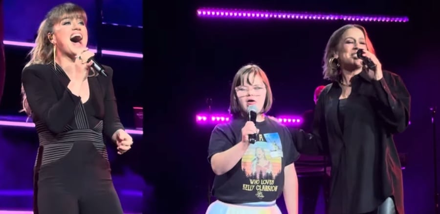 Kelly Clarkson sings with superfan Ruby. - YouTube