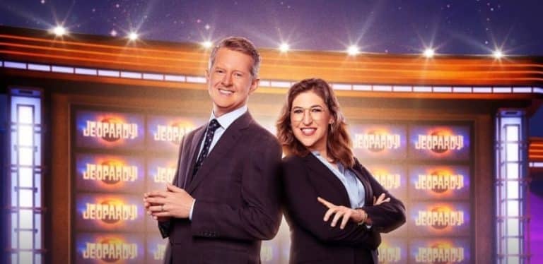 Ken Jennings and Mayim Bialik - Jeopardy!