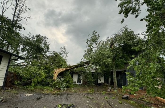 Photos of Duck Dynasty Star's Home Following Tornado - Instagram/Missy Robertson