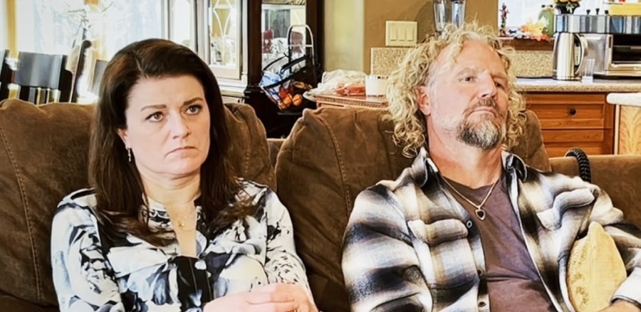 Robyn and Kody Brown during the Talk Back episodes. - Sister Wives