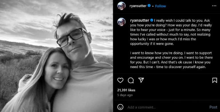 Ryan Sutter Expresses Feelings After Huge Trista Concern