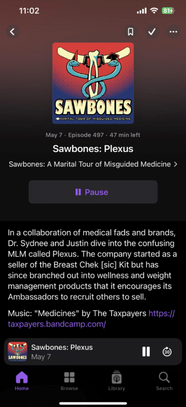 Sawbones: A Marital Tour of Misguided Medicine reviews Plexus. - Reddit/Sister Wives