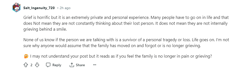Sister Wives fans stand up for the Brown family needing time to grieve. - Reddit