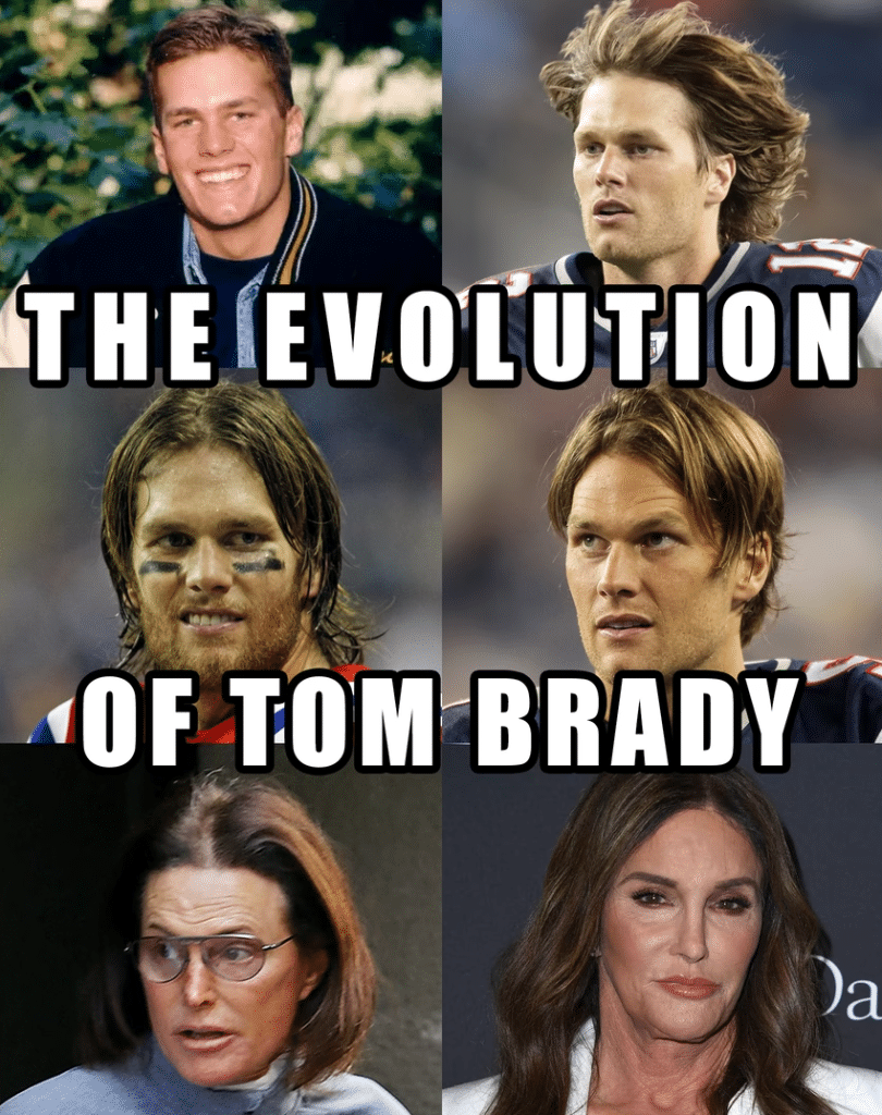 She roasts Tom Brady with a comparison to Caitlyn Jenner. - Netflix