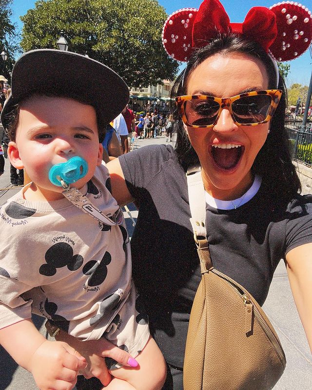 Tia Booth and son Tatum/Credit: Tia Booth Instagram
