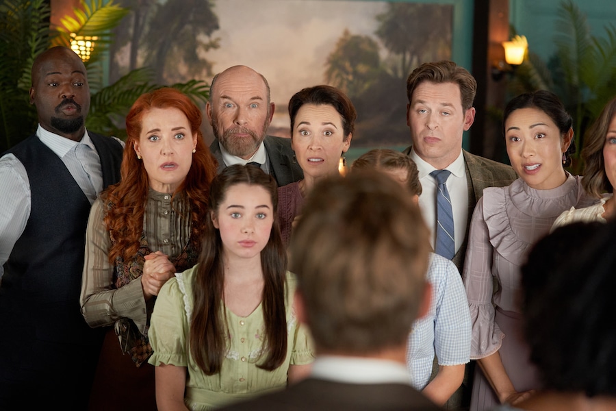 WCTH Photo: Viv Leacock, Johannah Newmarch, Gracyn Shinyei, Hrothgar Mathews, Loretta Walsh, Amanda Wong  Credit: ©2024 Hallmark Media/Photographer: Ricardo Hubbs