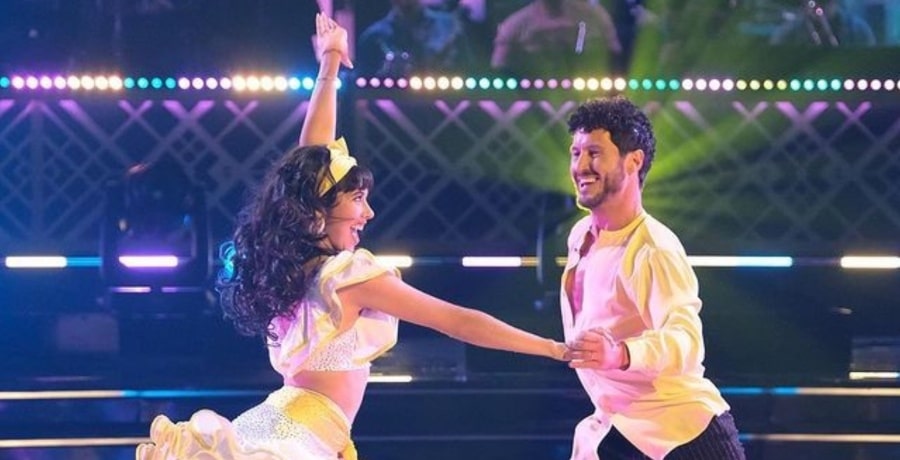 Xochitl Gomez and Val Chmerkovskiy from the DWTS instagram page