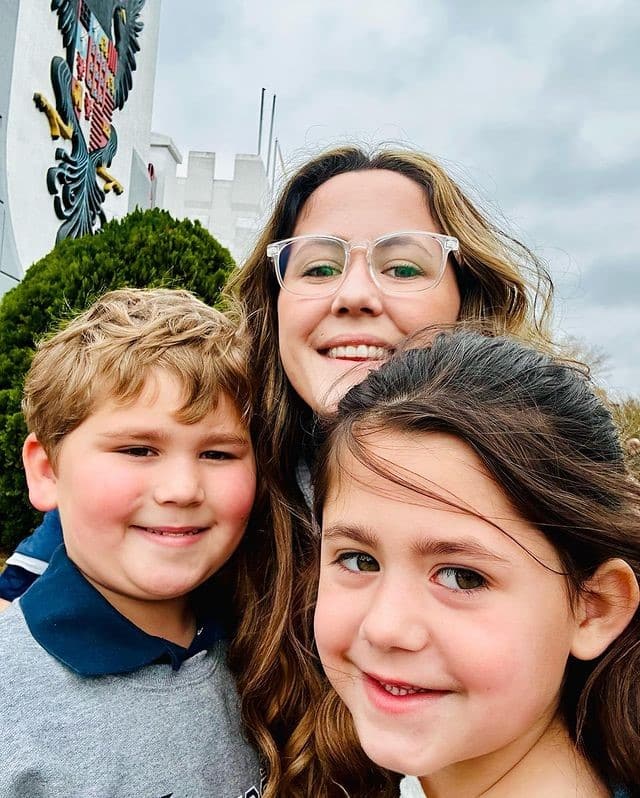 Jenelle Evans and two of her kids from Instagram