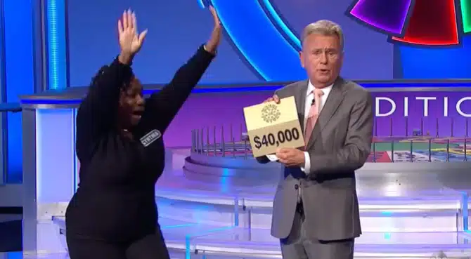 Cynthia King won nearly $83,000 in February but is back for more. - Wheel Of Fortune