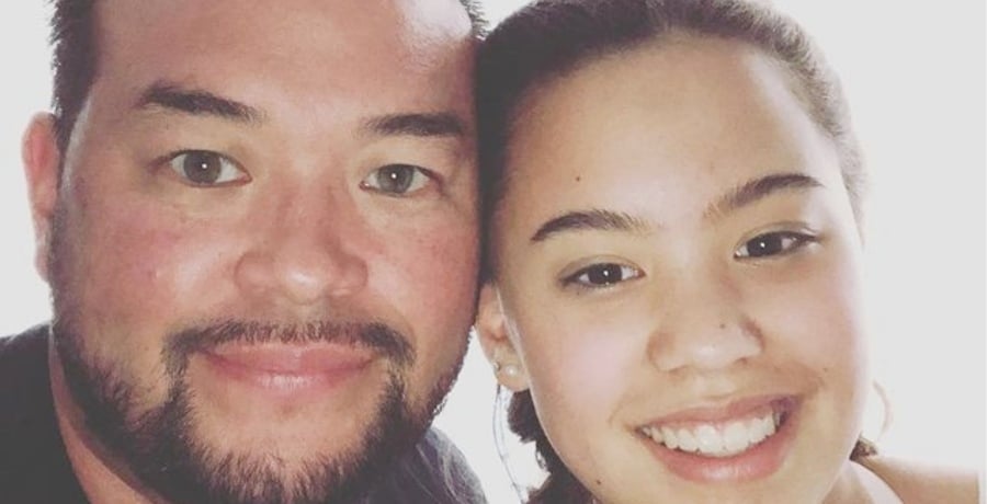 Jon Gosselin and his daughter Hannah from his Instagram page