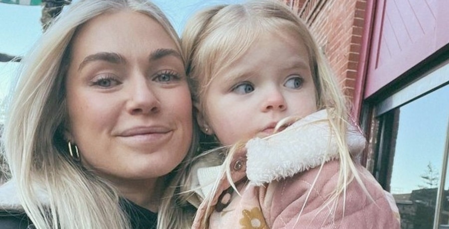 Lindsay Arnold and her daughter Sage Cusick from Instagram