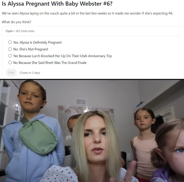 Alyssa Bates From Bringing Up Bates, Sourced From the Webster Family YouTube / Reddit