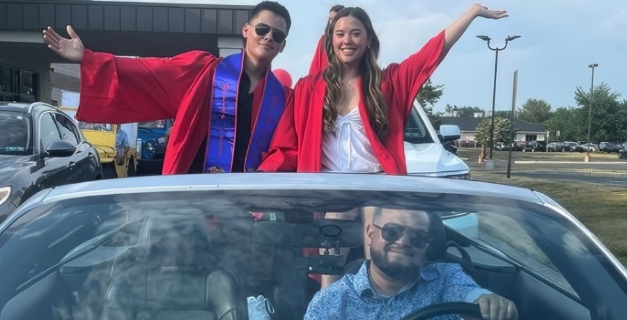 Collin and Hannah Gosselin Graduation Day - Instagram