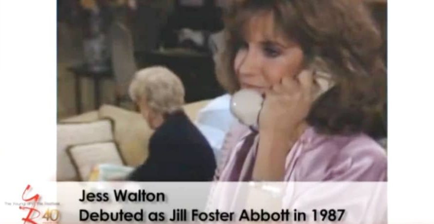 Jeanne Cooper as Katherine and Jess Walton as Jill/Credit: 'The Young and the Restless' YouTube