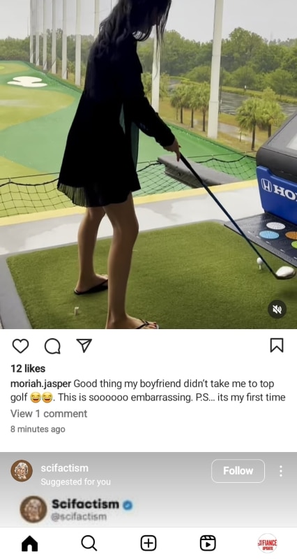 Moriah Plath On A Date With Her Boyfriend- Instagram