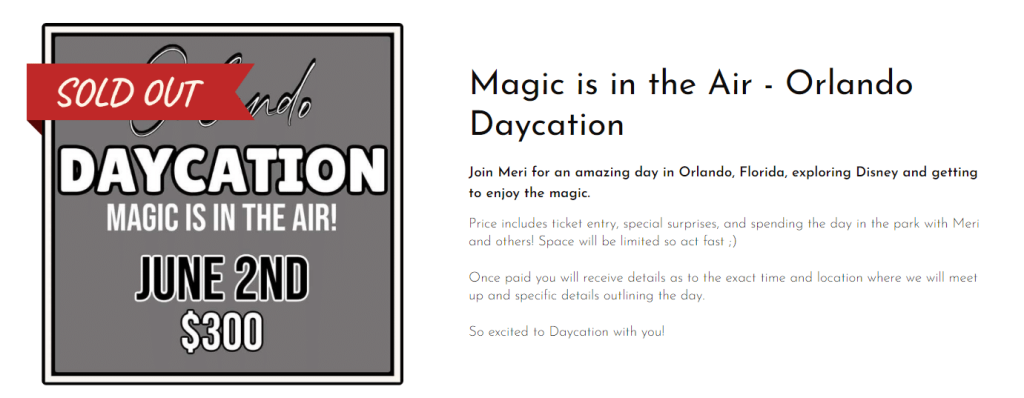 Daycation was a sold out Worthy Up special event at Disney. - Worthy Up