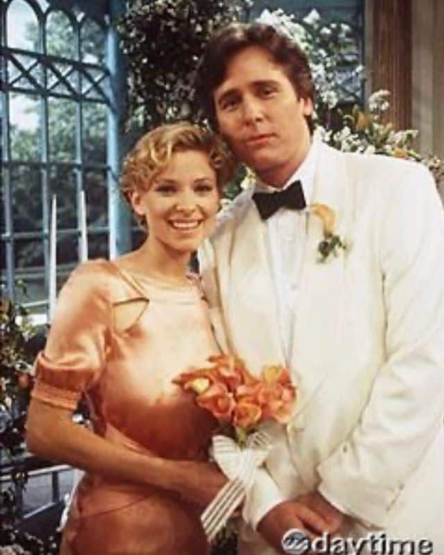 Cady McClain and Michael E. Knight as Tad and Dixie on 'All My Children/Credit: Cady McClain Instagram