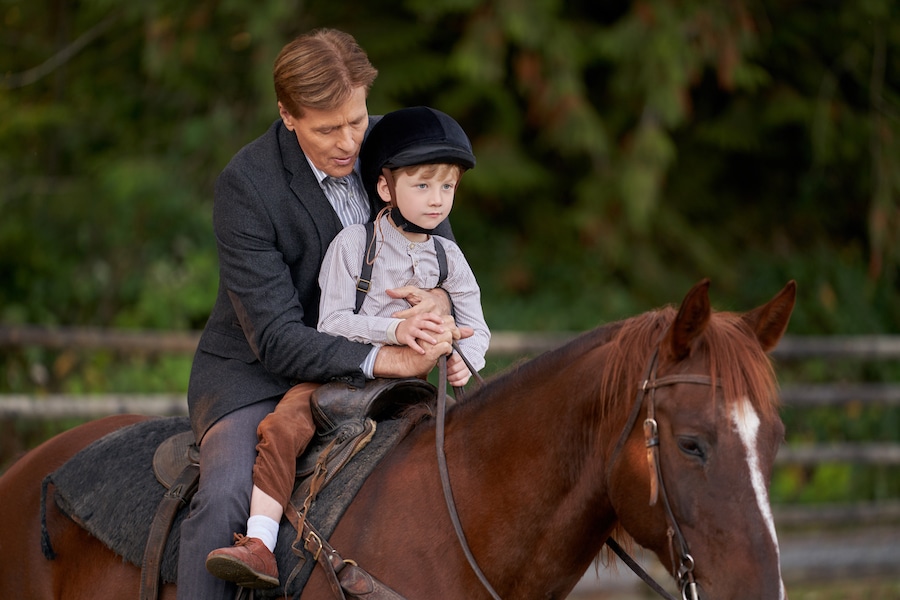 WCTH Photo: Jack Wagner, Hyland Goodrich  Credit: ©2024 Hallmark Media/Photographer: Ricardo Hubbs