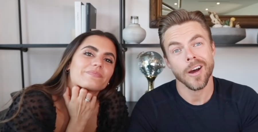 Derek Hough and Hayley Erbert from their YouTube channel Dayley Life