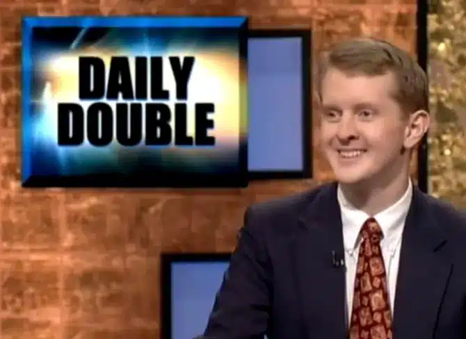 Ken Jennings competing during his 74-day winning streak. - Jeopardy!