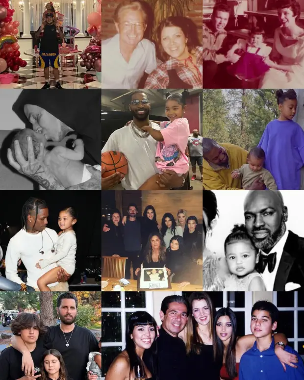 Kris Jenner compiles a mix of the "fathers" in her life. - Instagram