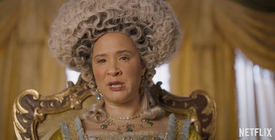 Golda Rosheuvel as Queen Charlotte, Bridgerton, Netflix