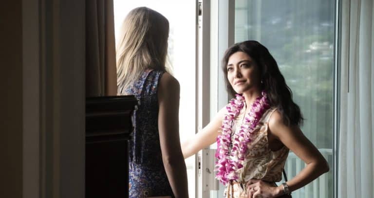 NCIS Hawaii Pictured (L-R): Tori Anderson as Kate Whistler and Yasmine Al-Bustami as Lucy Tara. Photo: Karen Neal/CBS ©2024 CBS Broadcasting, Inc. All Rights Reserved.