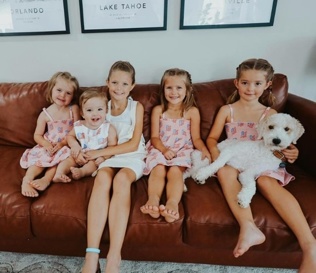 Allie, Lexi, Zoey, Maci, and Rhett Webster, Sourced From @websterforever Instagram