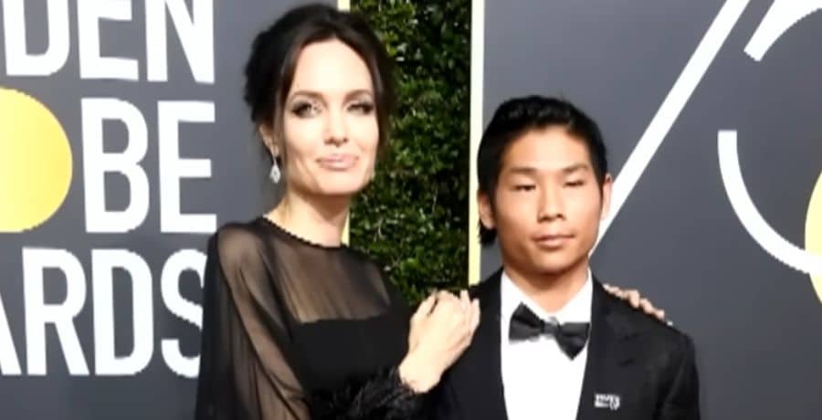 Angelina Jolie and son Pax - YouTube/Entertainment Tonight (1)
