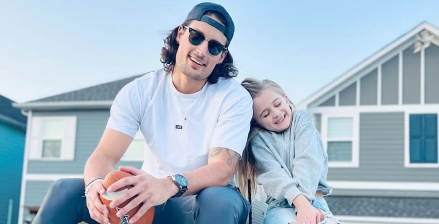 Brayden Bowers and stepdaughter Blakely/Credit: Instagram