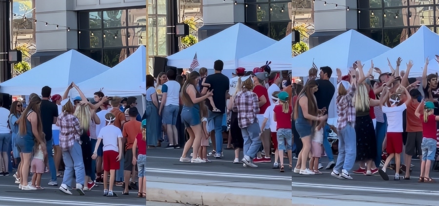 Christine Brown's Family Dance In The Street On July 4 - Instagram