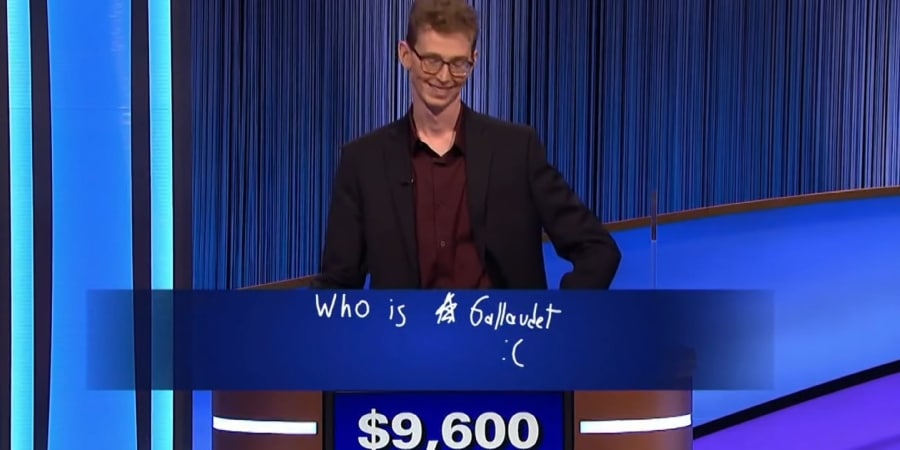 He couldn't think of the name. - Jeopardy!