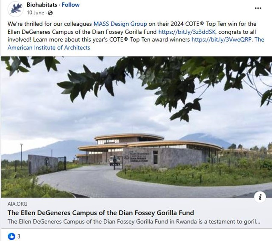 Ellen DeGeneres Campus of the Dian Fossey Gorilla Fund - Facebook