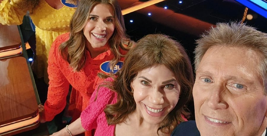 Theresa Nist and Gerry Turner on 'Celebrity Family Feud'/Credit: Instagram