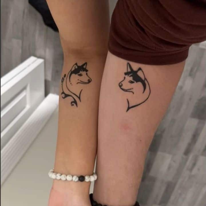 Gypsy Rose matching forearm tattoo